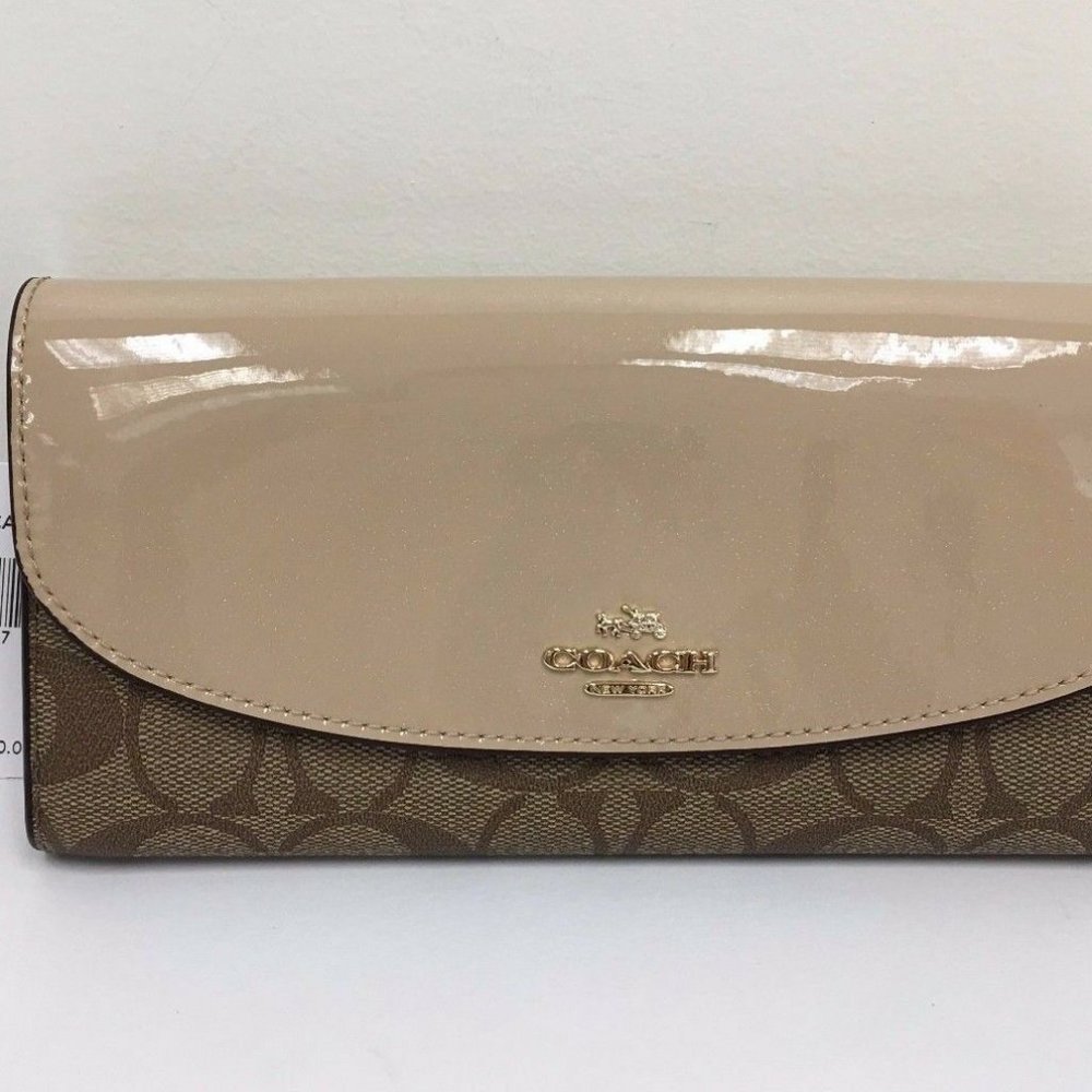 Coach Signature Slim Envelope Wallet